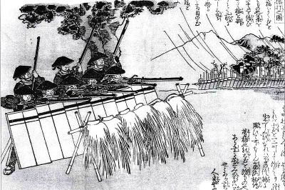 InterestPrint Fight between Japanese Samurai and